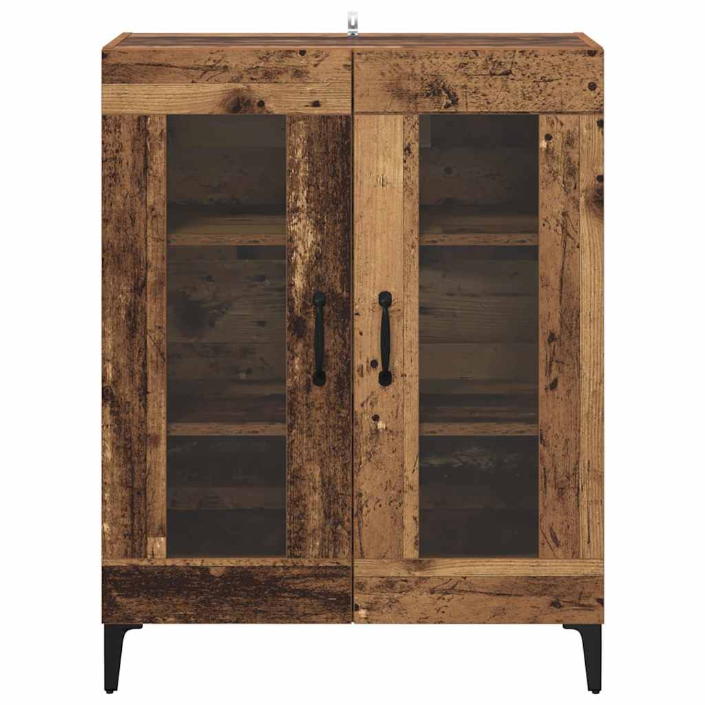 Buffet Bois Ancien 69,5 x 34 x 90 cm Bois d'ingénierie et fer - XIOS