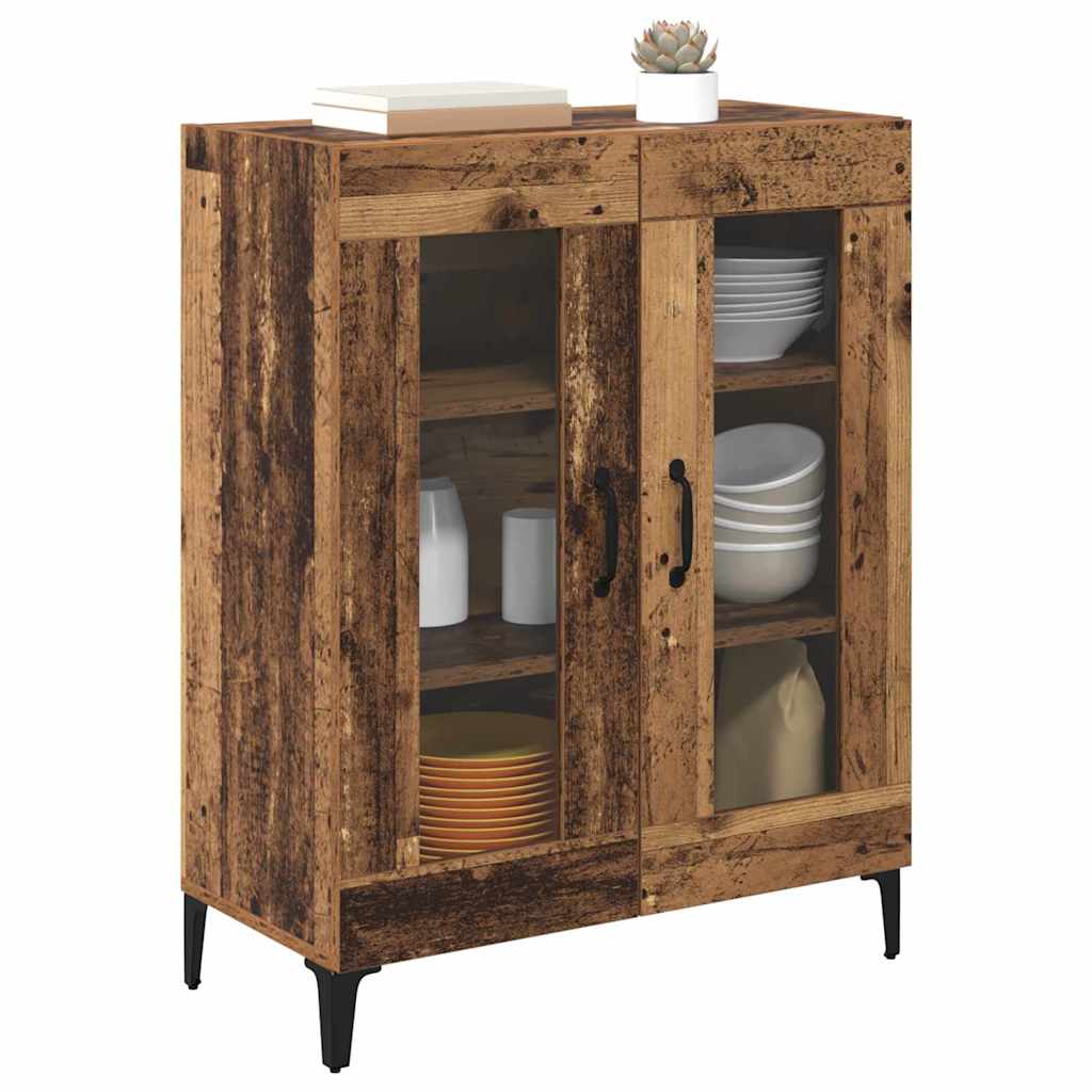 Buffet Bois Ancien 69,5 x 34 x 90 cm Bois d'ingénierie et fer - XIOS