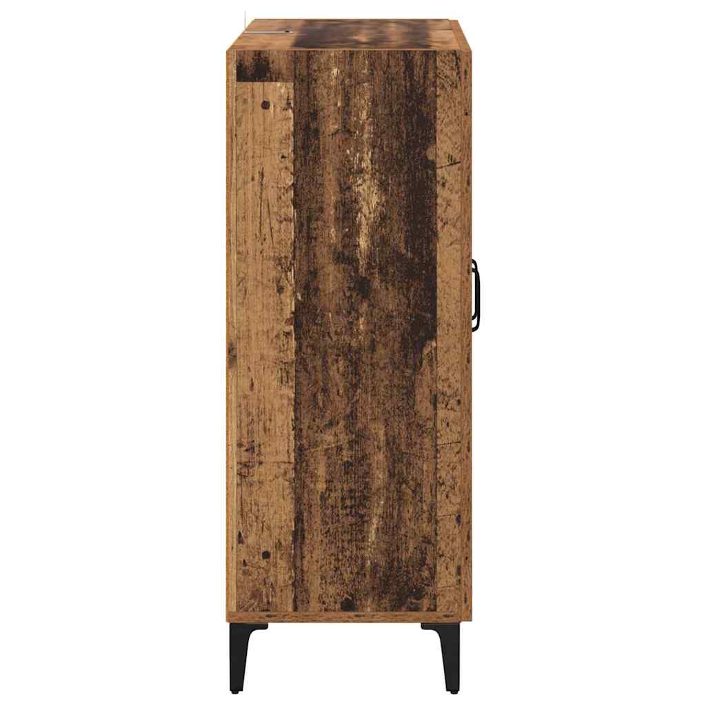 Buffet Bois Ancien 69,5 x 34 x 90 cm Bois d'ingénierie et fer - XIOS