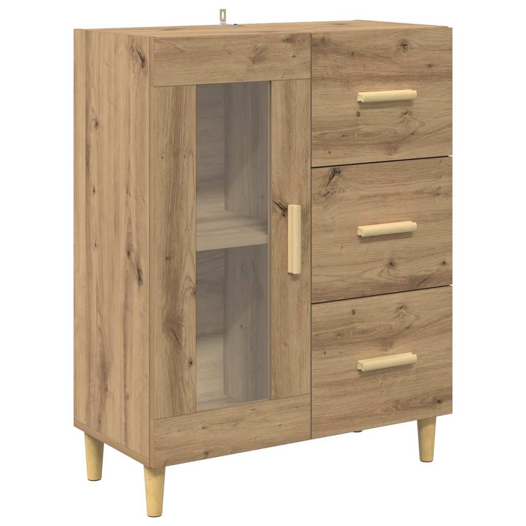 Buffet Chêne artisanal 69,5 x 34 x 90 cm Bois d'ingénierie - XIOS