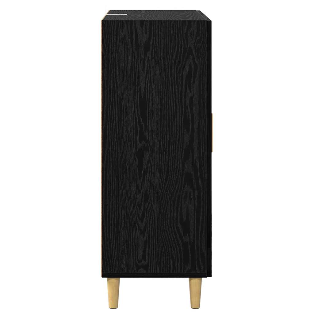Buffet Chêne noir 69,5 x 34 x 90 cm Bois d'ingénierie - XIOS