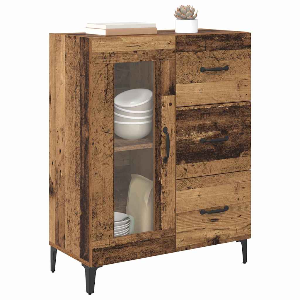 Buffet Bois Ancien 69,5 x 34 x 90 cm Bois d'ingénierie et fer - XIOS