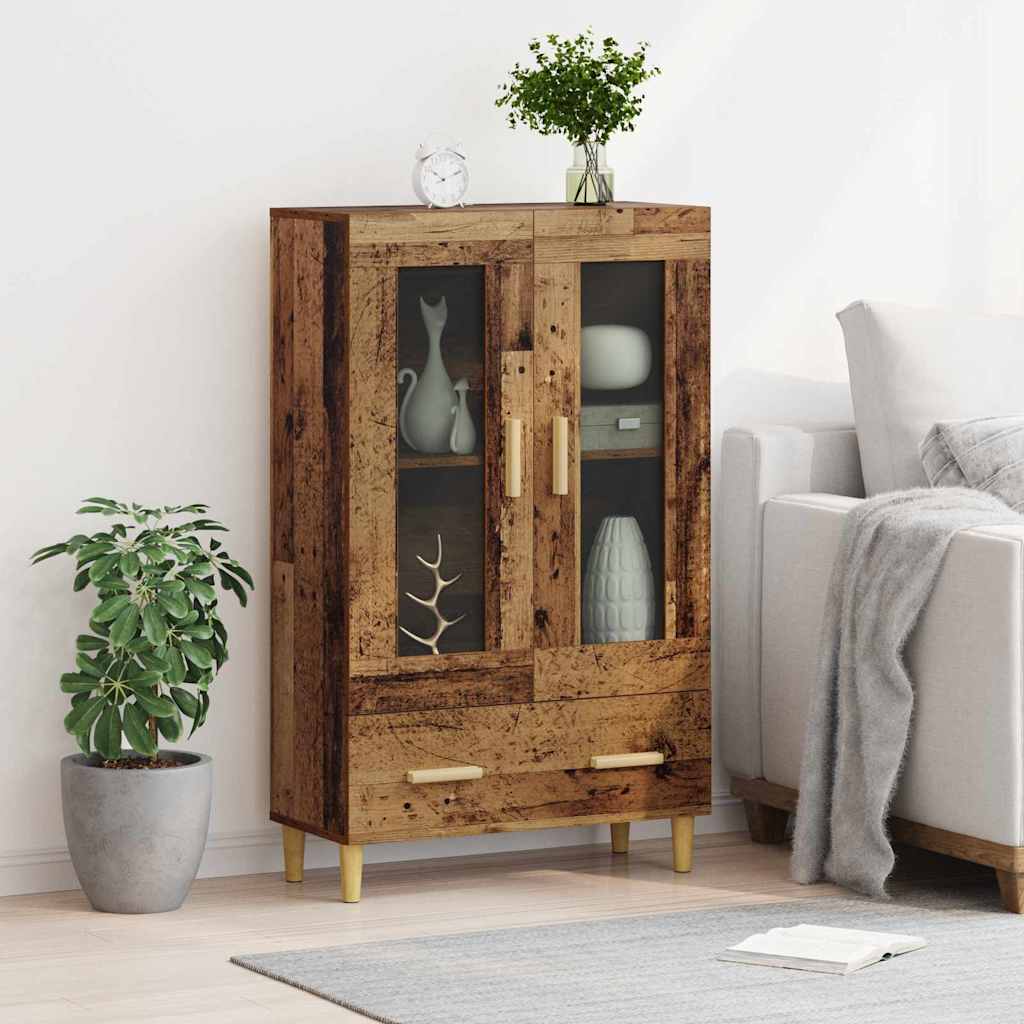 Haut Armoire Bois Ancien 70 x 31 x 115 cm Bois d'ingénierie - XIOS