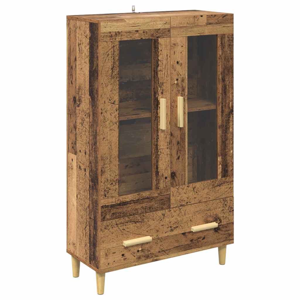 Haut Armoire Bois Ancien 70 x 31 x 115 cm Bois d'ingénierie - XIOS