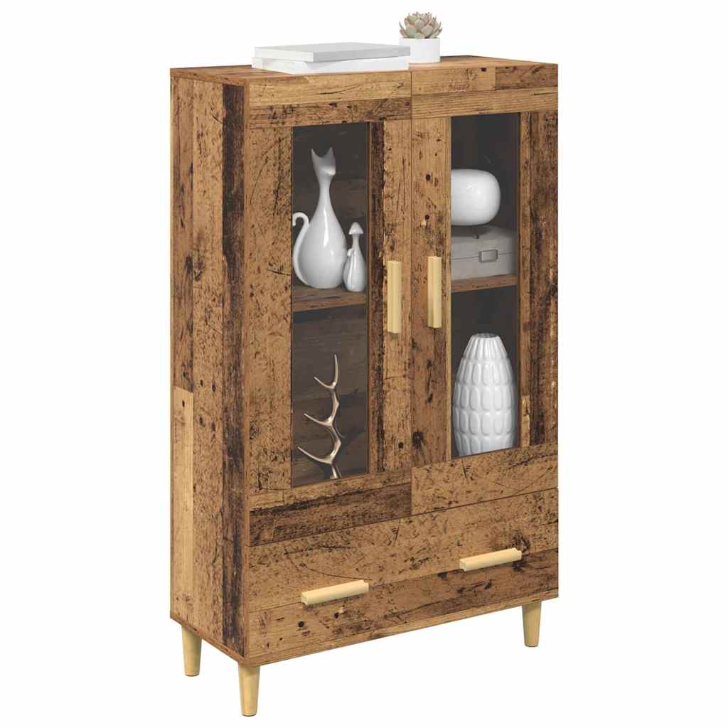 Haut Armoire Bois Ancien 70 x 31 x 115 cm Bois d'ingénierie - XIOS