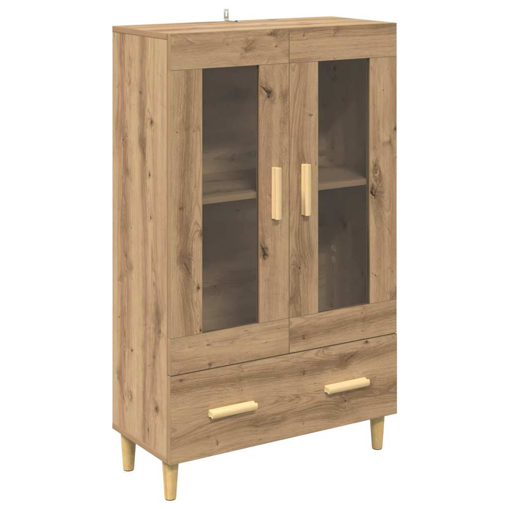 Haut Armoire Chêne artisanal 70 x 31 x 115 cm Bois d'ingénierie - XIOS