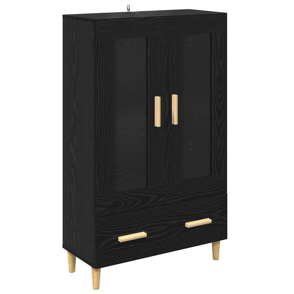 Haut Armoire Chêne noir 70 x 31 x 115 cm Bois d'ingénierie - XIOS