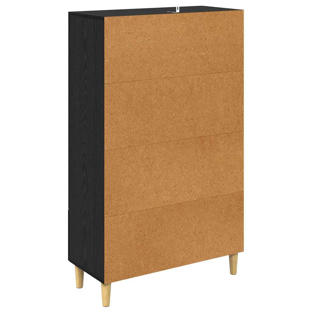 Haut Armoire Chêne noir 70 x 31 x 115 cm Bois d'ingénierie - XIOS