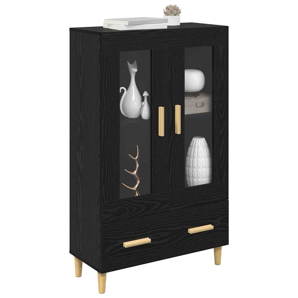 Haut Armoire Chêne noir 70 x 31 x 115 cm Bois d'ingénierie - XIOS