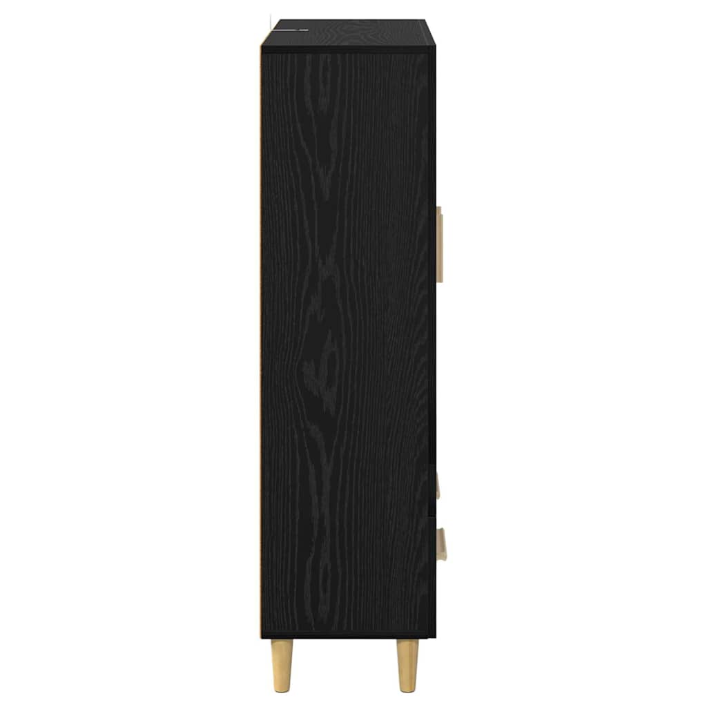 Haut Armoire Chêne noir 70 x 31 x 115 cm Bois d'ingénierie - XIOS