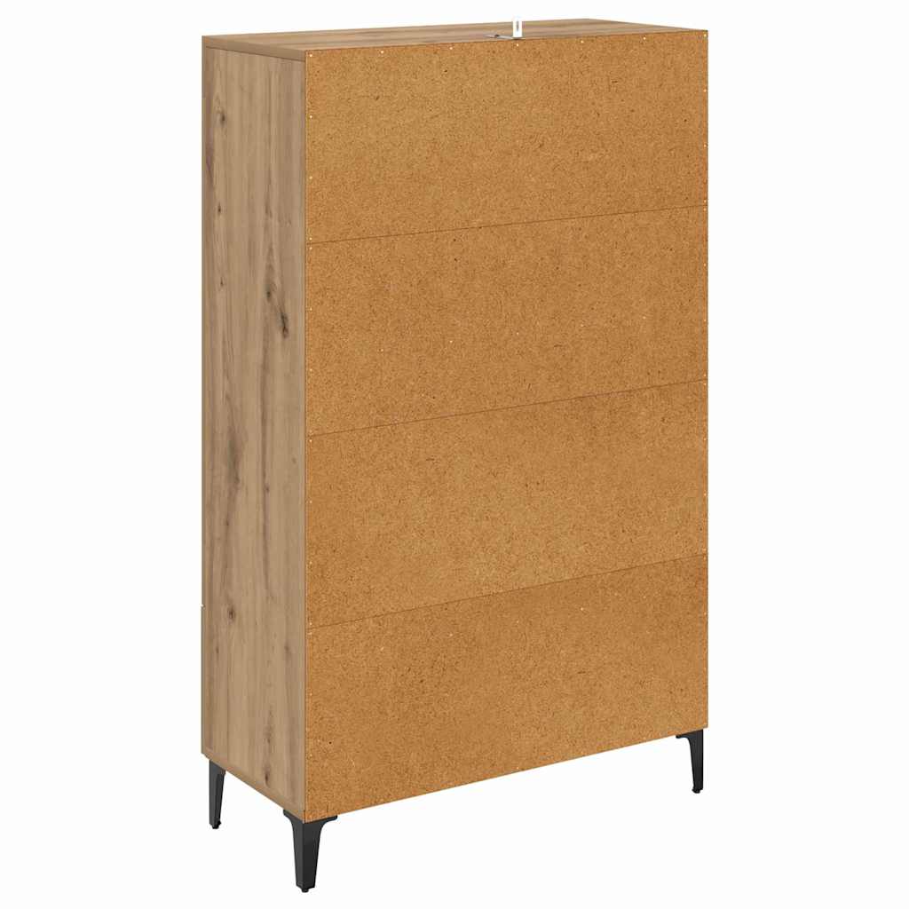 Haut Armoire avec tiroir Chêne artisanal 70 x 31 x 115 cm - XIOS