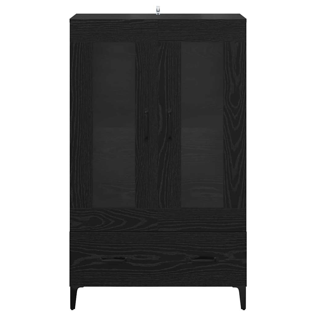 Haut Armoire avec tiroir Chêne noir 70 x 31 x 115 cm - XIOS