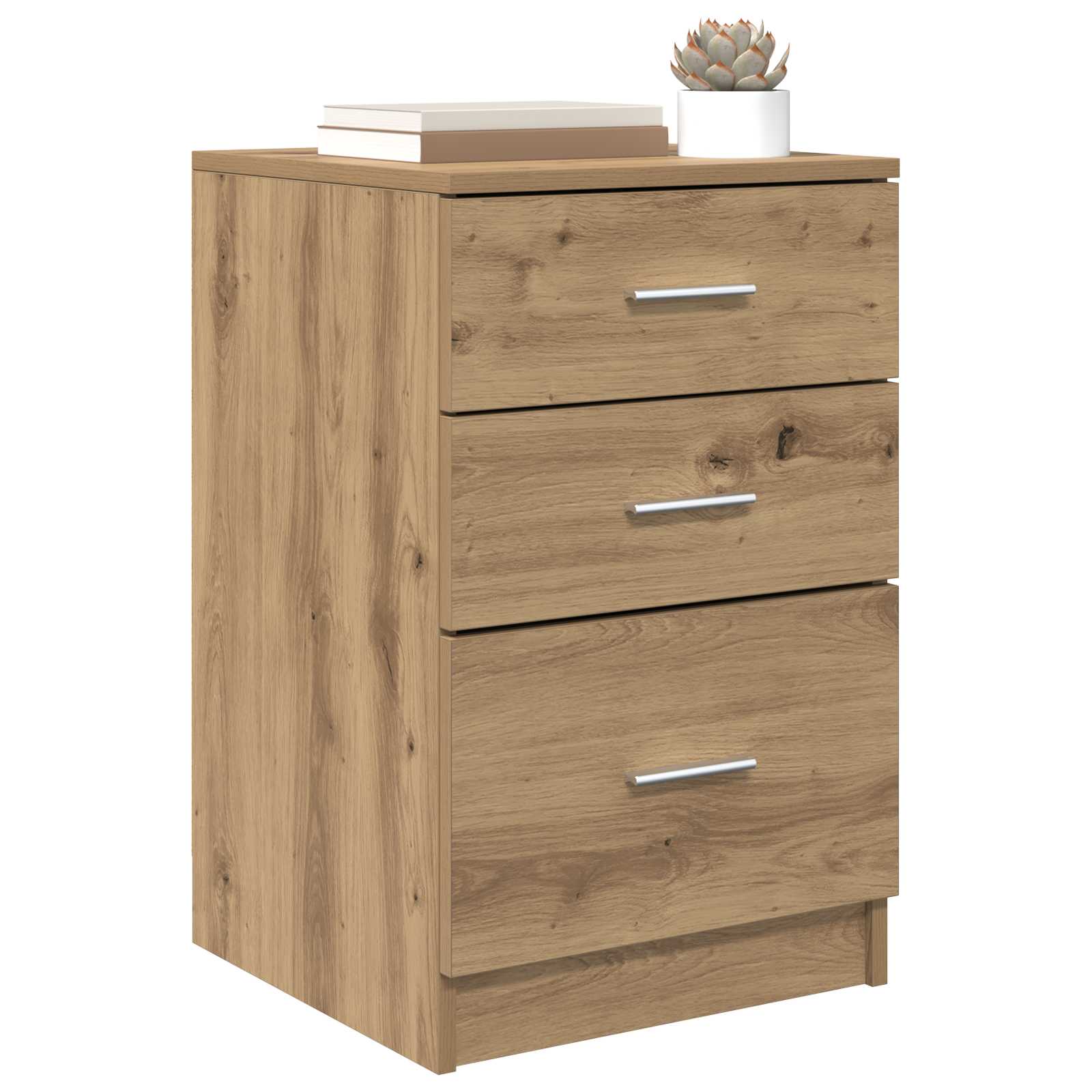 Cabinet de chevet Chêne artisanal 40 x 40 x 63 cm - XIOS