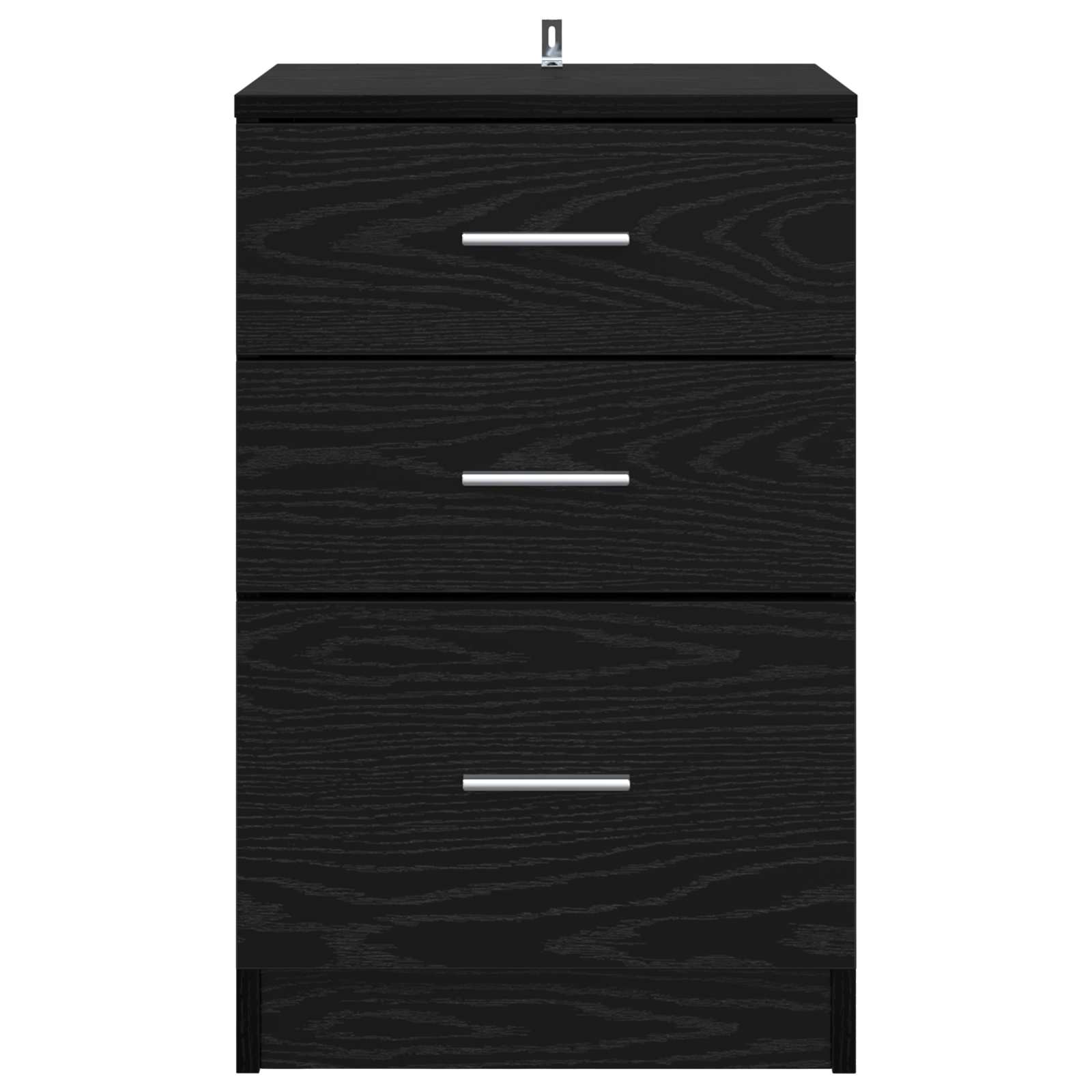 Cabinet de chevet Chêne noir 40 x 40 x 63 cm Bois d'ingénierie - XIOS