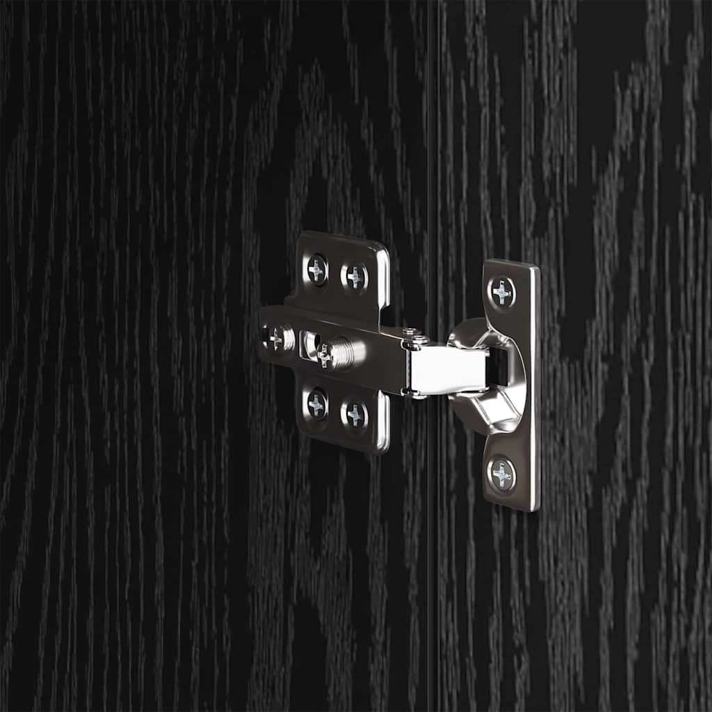 Buffet Chêne noir 34,5 x 34 x 90 cm Bois d'ingénierie - XIOS