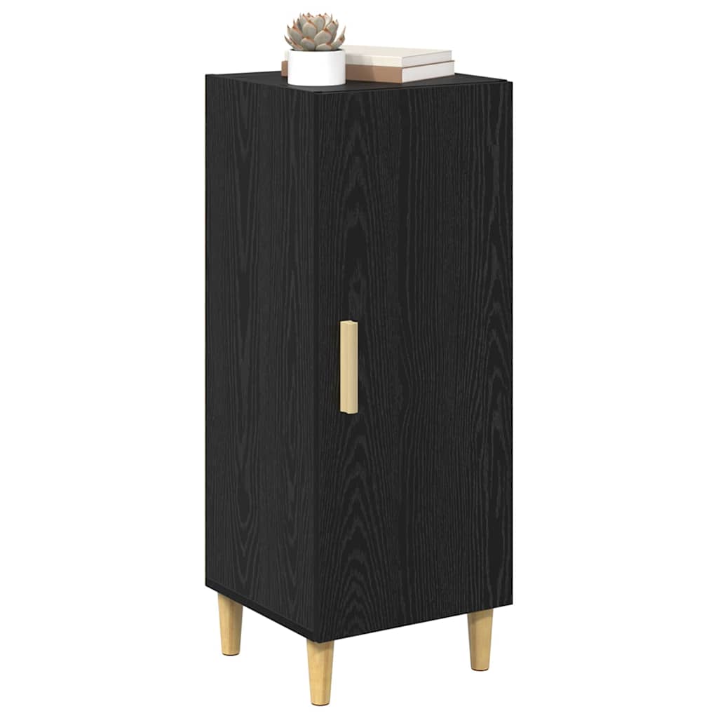 Buffet Chêne noir 34,5 x 34 x 90 cm Bois d'ingénierie - XIOS
