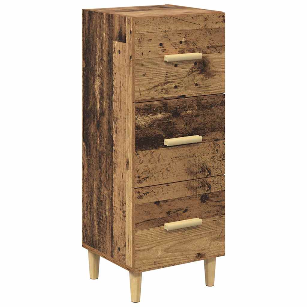 Buffet Bois ancien 34,5 x 34 x 90 cm Bois d'ingénierie - XIOS