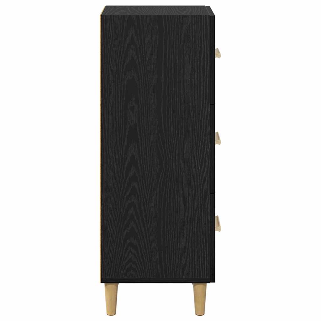 Buffet Chêne noir 34,5 x 34 x 90 cm Bois d'ingénierie - XIOS