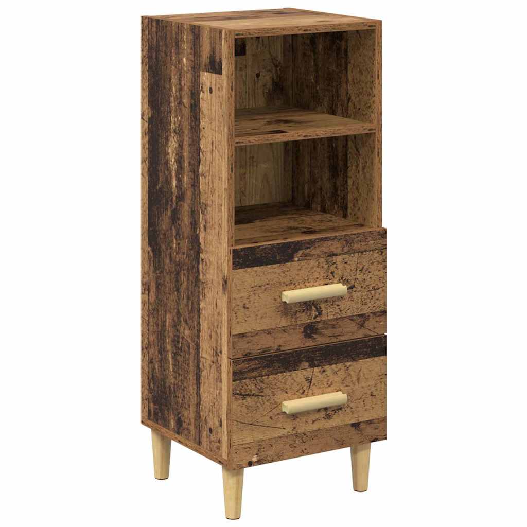 Buffet Bois ancien 34 x 34,5 x 90 cm Bois d'ingénierie - XIOS