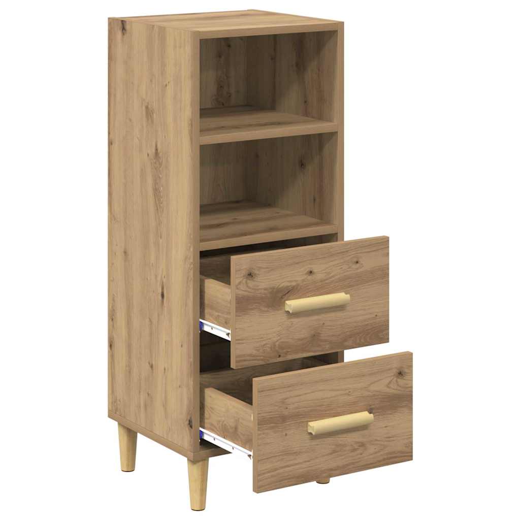 Buffet chêne artisanal 34 x 34,5 x 90 cm Bois d'ingénierie - XIOS