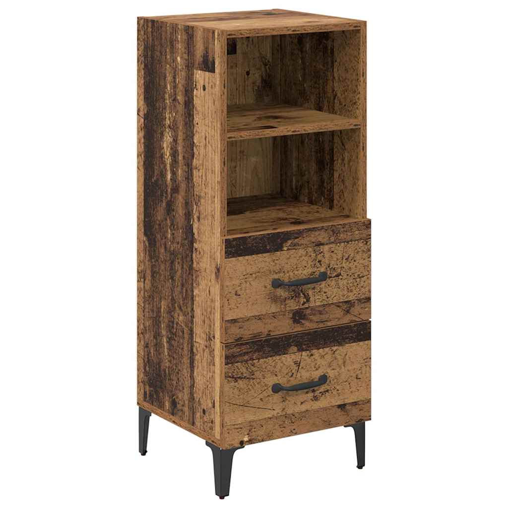 Buffet Bois ancien 34 x 34,5 x 90 cm Bois d'ingénierie - XIOS
