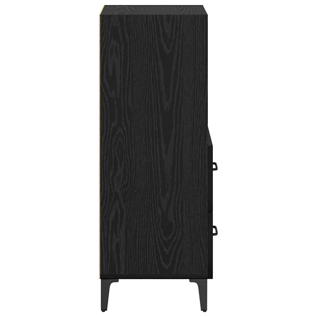 Buffet Chêne noir 34 x 34,5 x 90 cm Bois d'ingénierie - XIOS