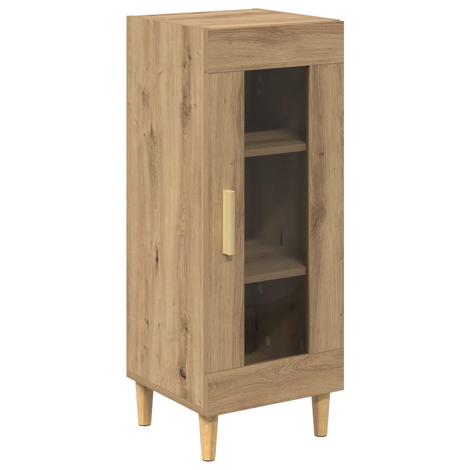 Buffet Chêne artisanal 34,5 x 32,5 x 90 cm Bois d'ingénierie - XIOS