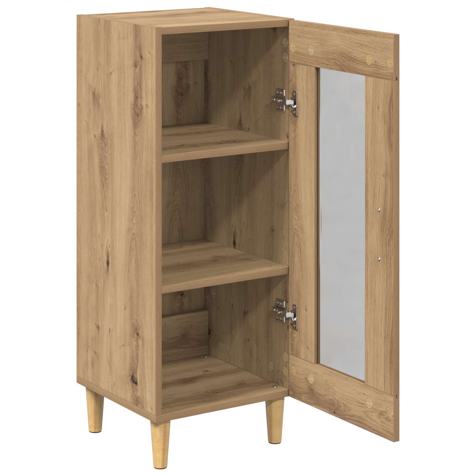 Buffet Chêne artisanal 34,5 x 32,5 x 90 cm Bois d'ingénierie - XIOS