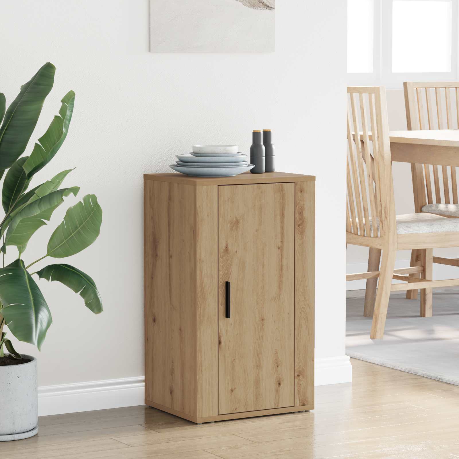 Buffet Chêne artisanal 40 x 33 x 70 cm Bois d'ingénierie - XIOS