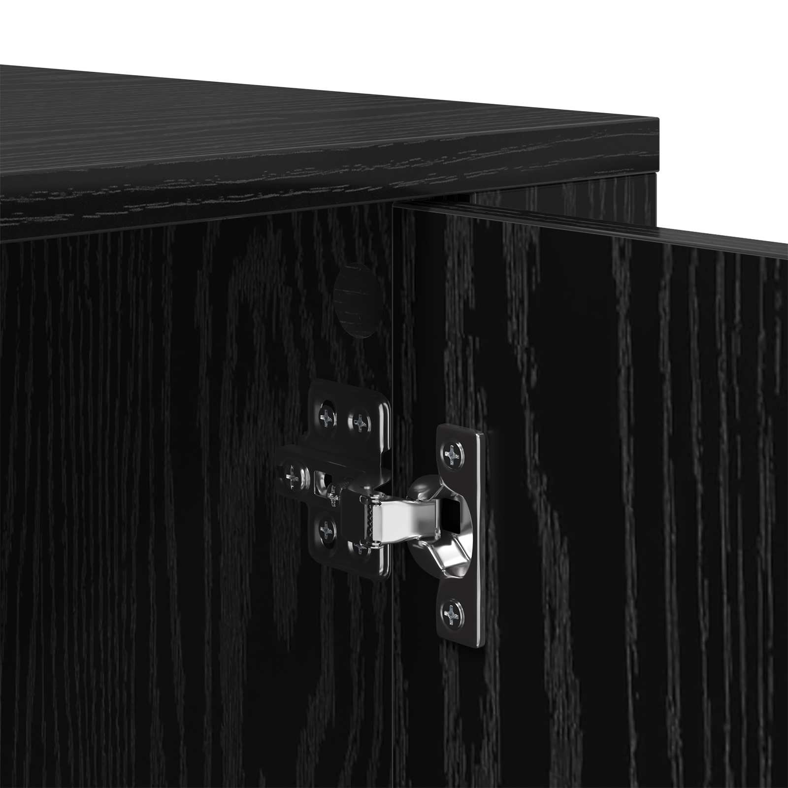 Buffet Chêne noir 40 x 33 x 70 cm Bois d'ingénierie