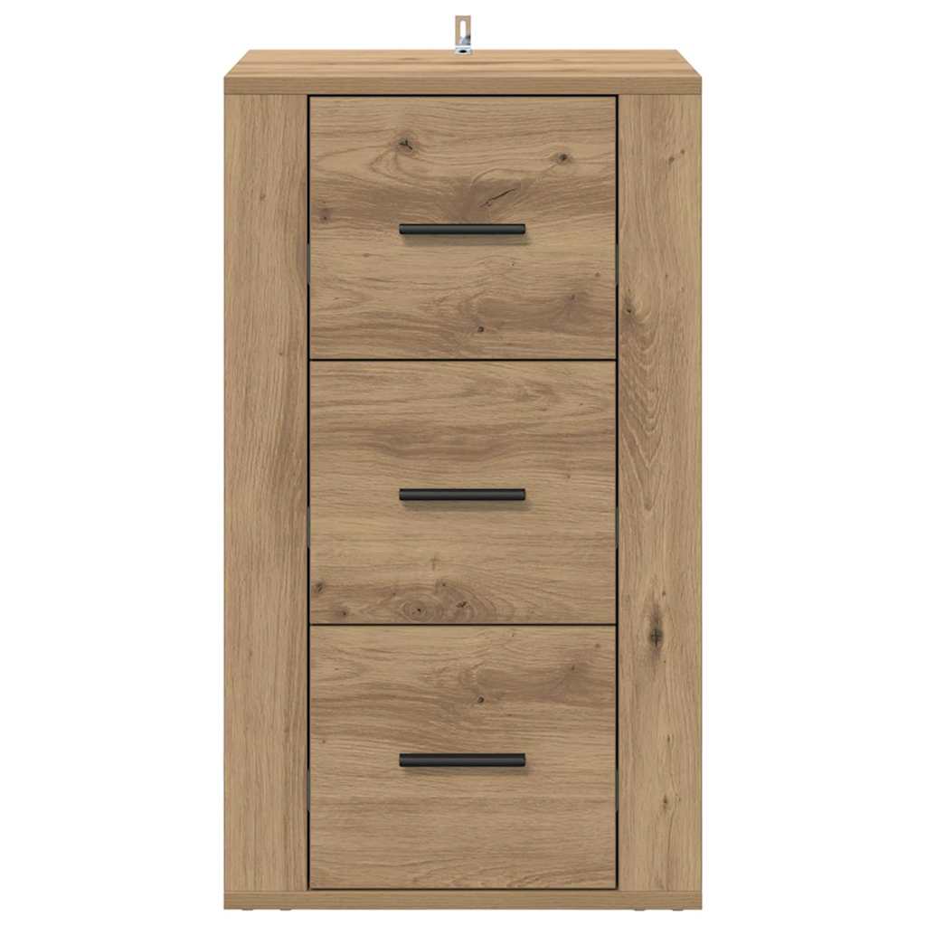 Buffet chêne artisanal 40 x 33 x 70 cm Bois d'ingénierie - XIOS