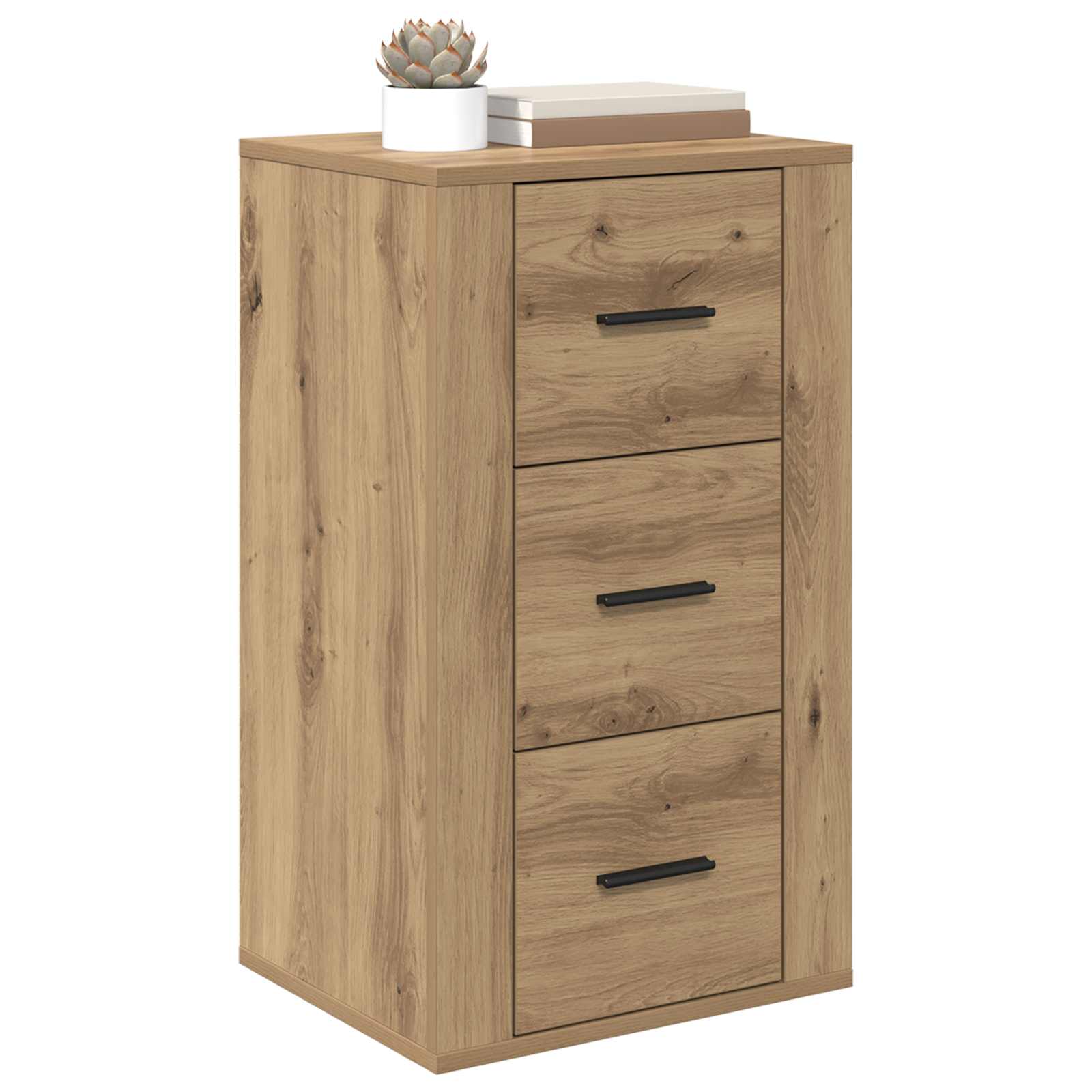 Buffet Chêne artisanal 40 x 33 x 70 cm Bois d'ingénierie - XIOS