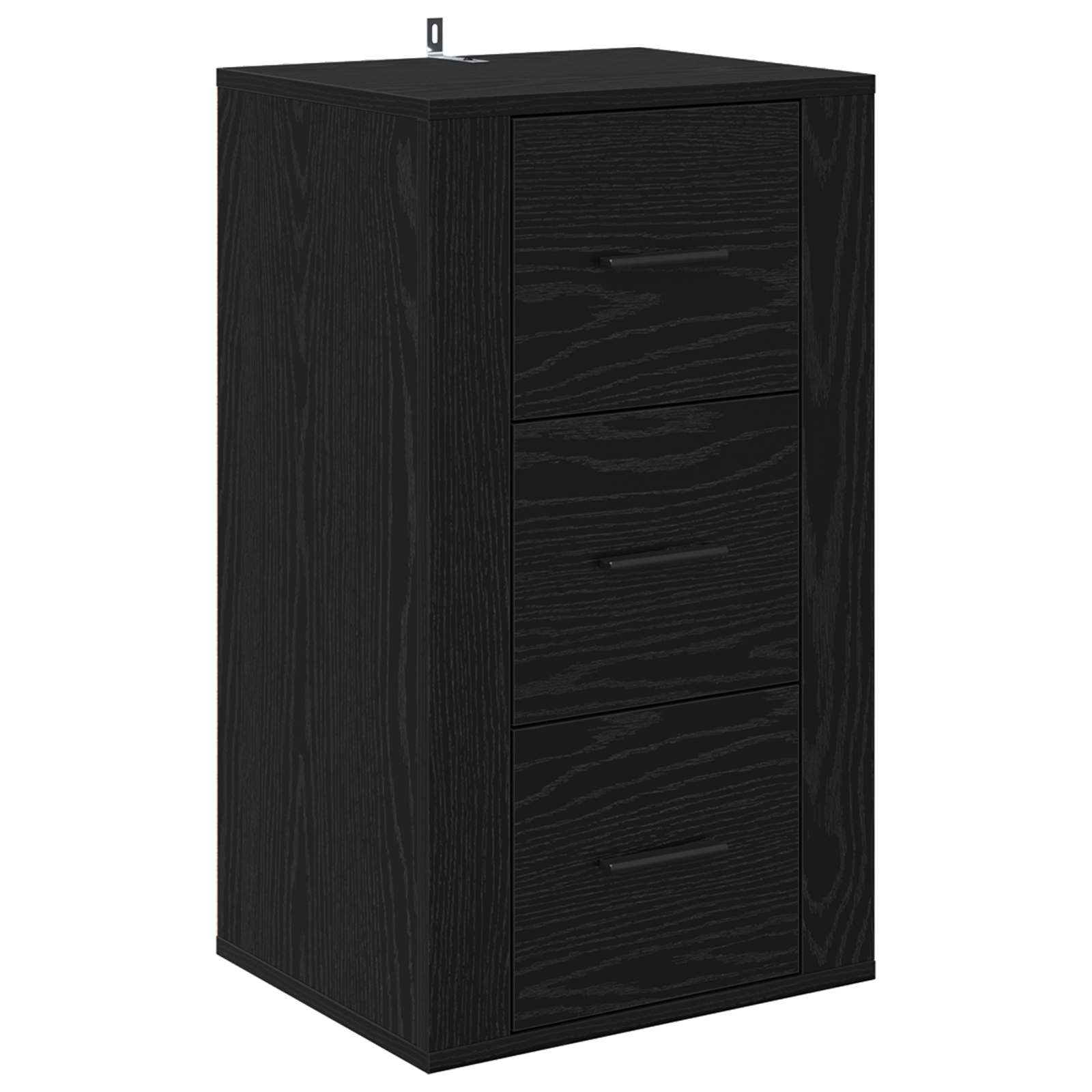 Buffet avec tiroir Chêne noir 40 x 33 x 70 cm Bois d'ingénierie - XIOS
