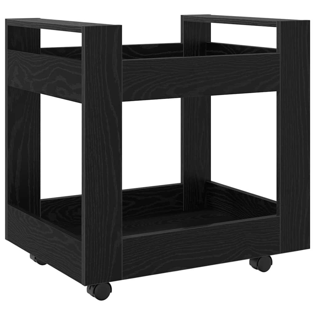 Trolley de Bureau Chêne noir 60 x 45 x 60 cm Bois d'ingénierie - XIOS