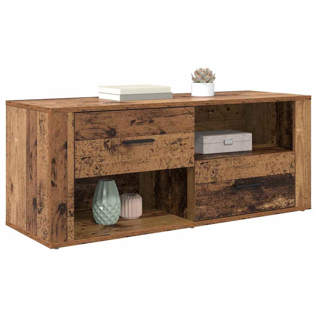 Meuble TV Bois Ancien 100 x 35 x 40 cm Bois d'ingénierie - XIOS