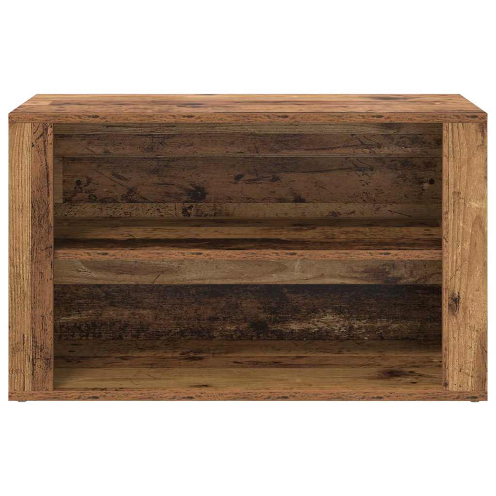 Rack à chaussures Bois ancien 75 x 35 x 45 cm Bois d'ingénierie - XIOS