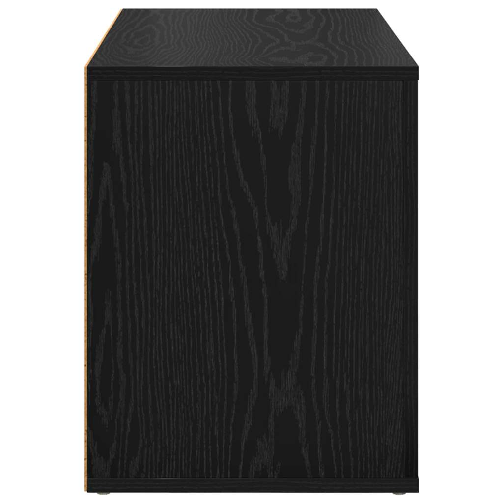 Rack à chaussures Chêne noir 75 x 35 x 45 cm Bois d'ingénierie - XIOS