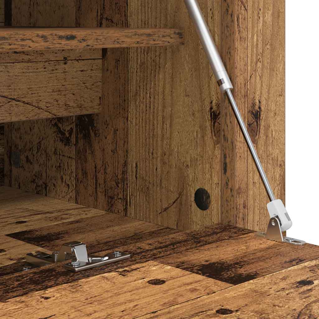 Cabinet à chaussures avec étagère Bois ancien 100 x 35 x 38 cm - XIOS