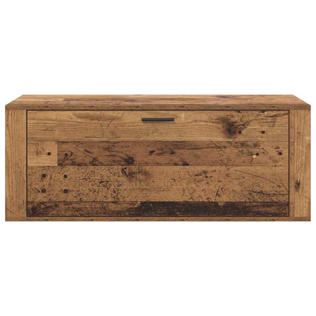 Cabinet à chaussures avec étagère Bois ancien 100 x 35 x 38 cm - XIOS