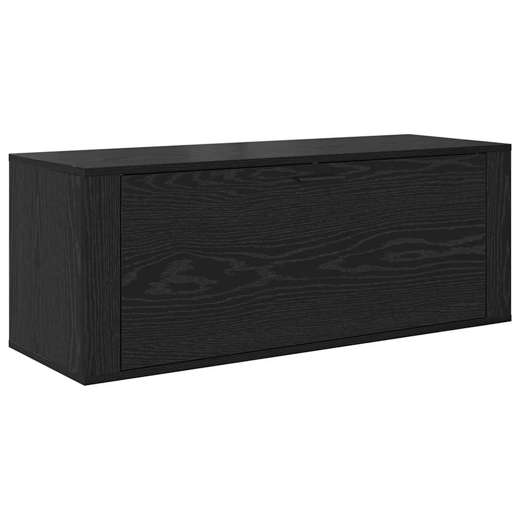 Cabinet à chaussures avec étagère Chêne noir 100 x 35 x 38 cm - XIOS