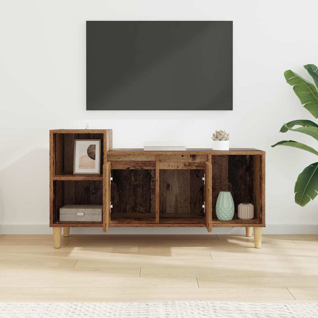 Meuble TV Bois Ancien 100 x 35 x 55 cm Bois d'ingénierie - XIOS
