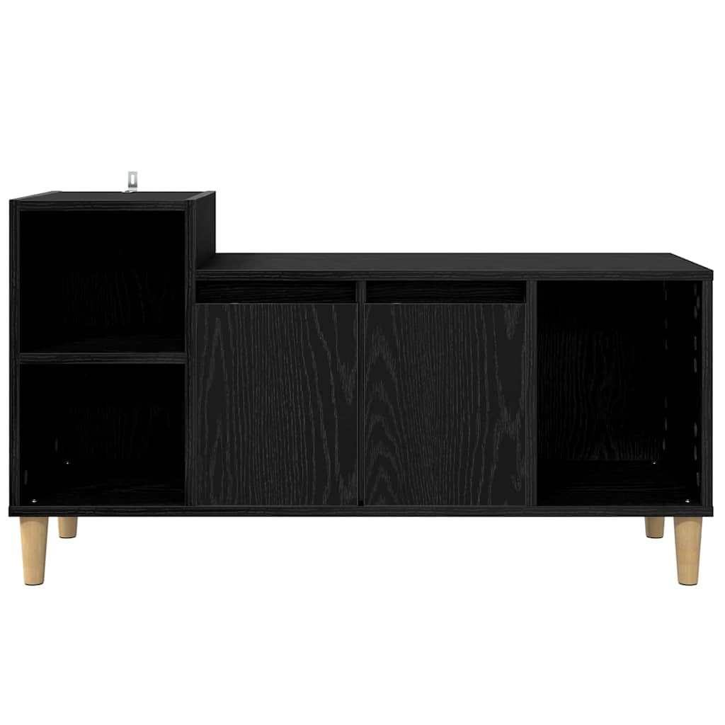 Meuble TV Chêne noir 100 x 35 x 55 cm Bois d'ingénierie - XIOS