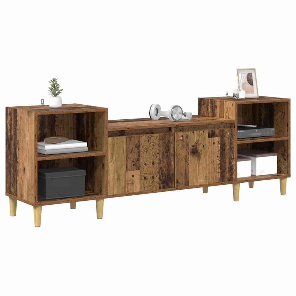 Meuble TV Bois Ancien 160 x 35 x 55 cm Bois d'ingénierie - XIOS