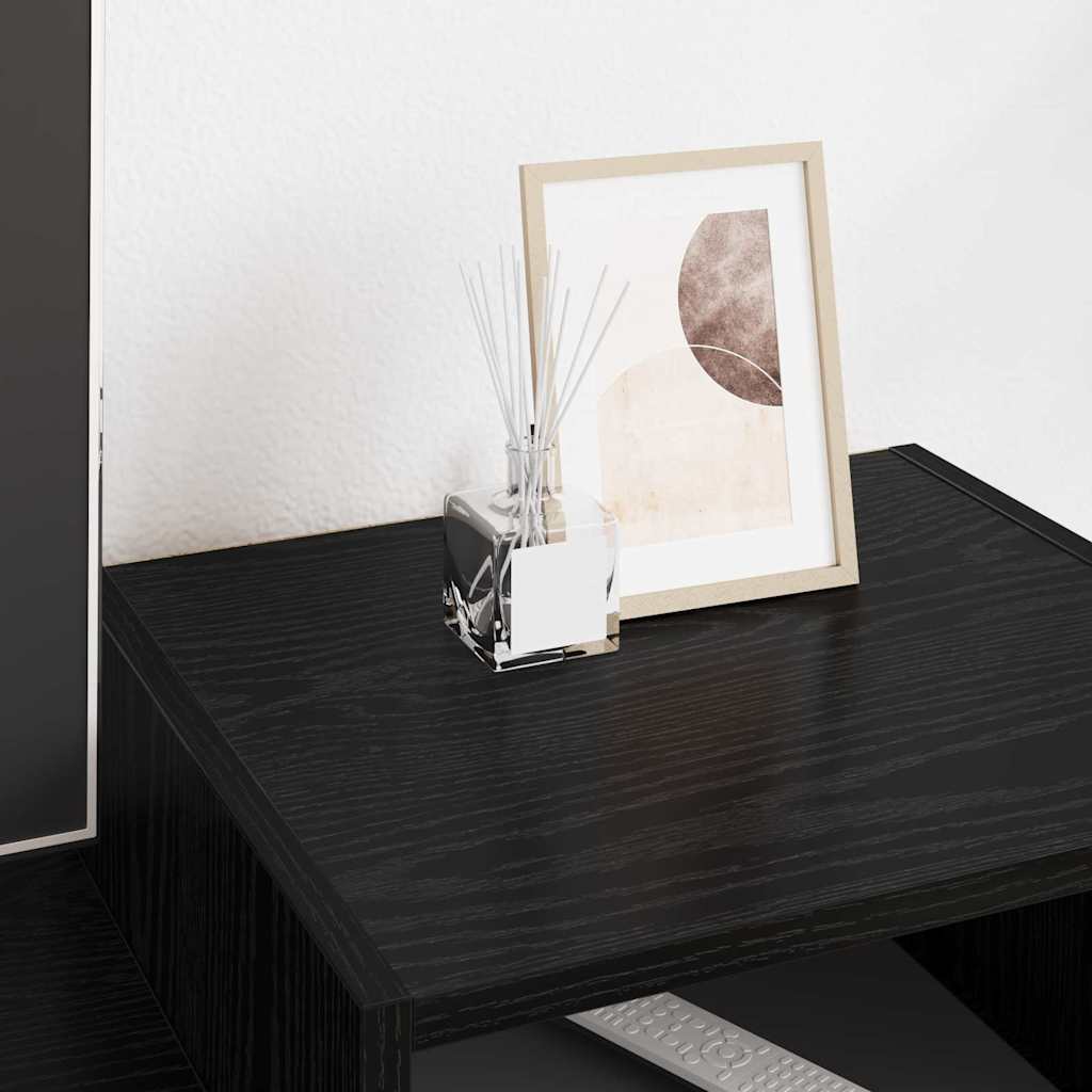 Meuble TV Chêne noir 160 x 35 x 55 cm Bois d'ingénierie - XIOS