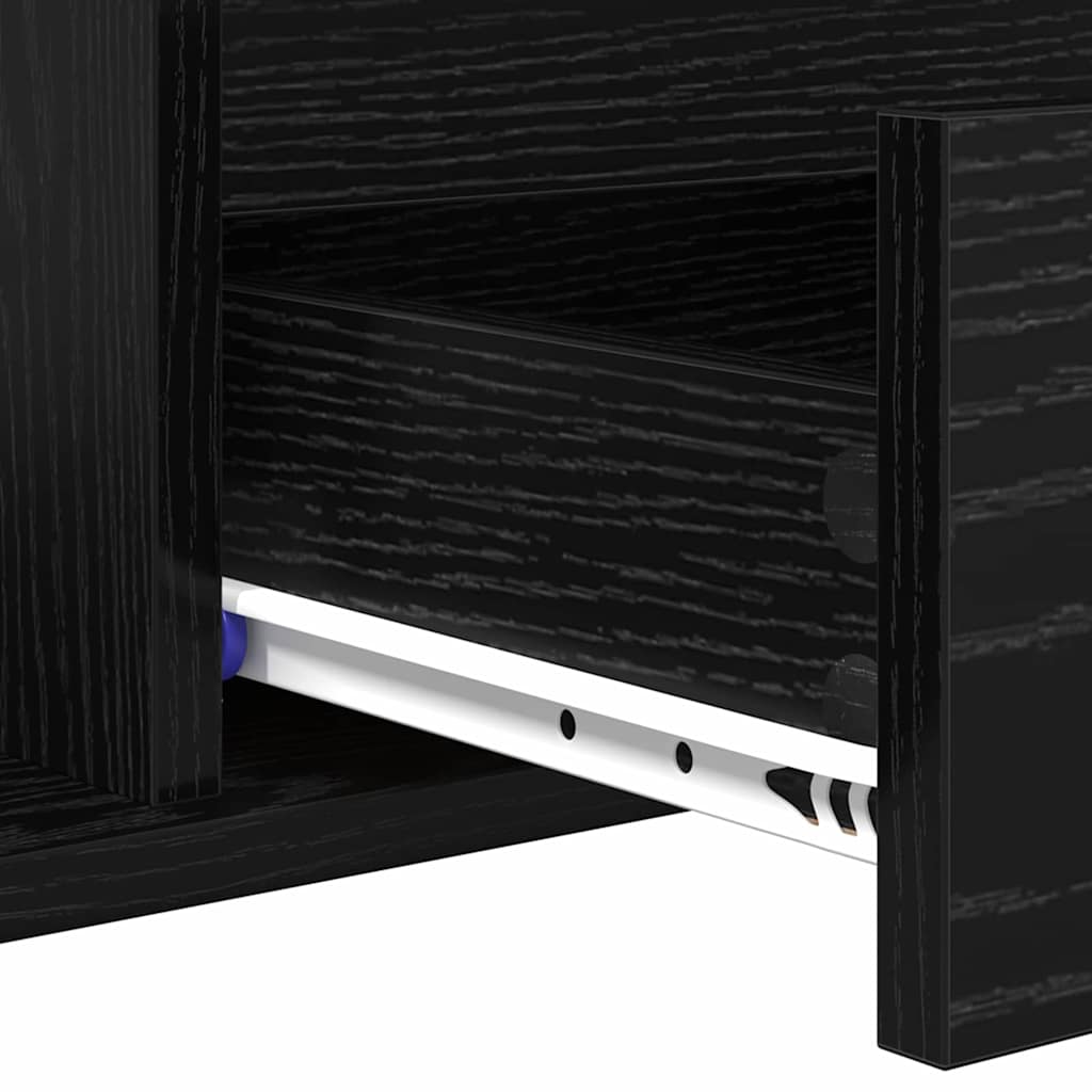 Table basse Chêne noir 90 x 49 x 45 cm Bois d'ingénierie - XIOS