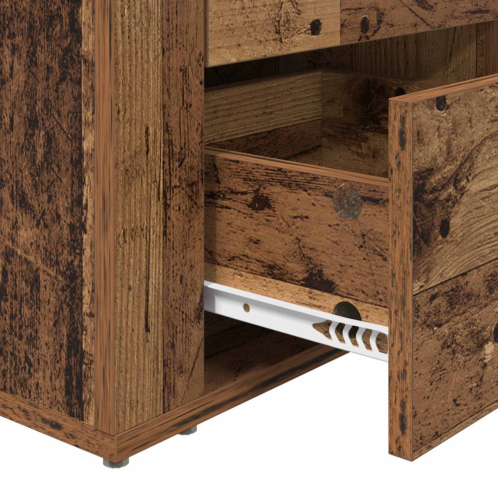 Cabinet de chevet Bois ancien 35 x 50 x 60 cm Bois d'ingénierie - XIOS