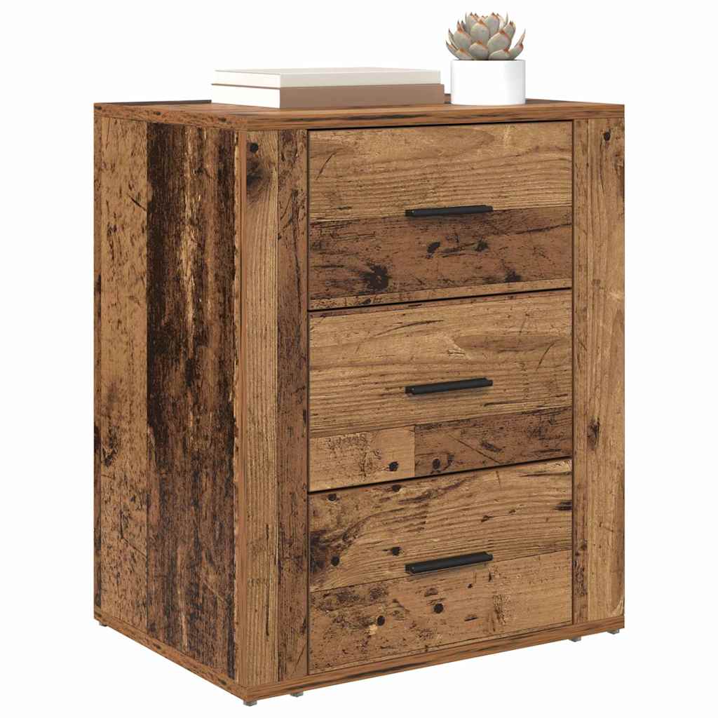 Cabinet de chevet Bois ancien 50 x 36 x 60 cm Bois d'ingénierie - XIOS