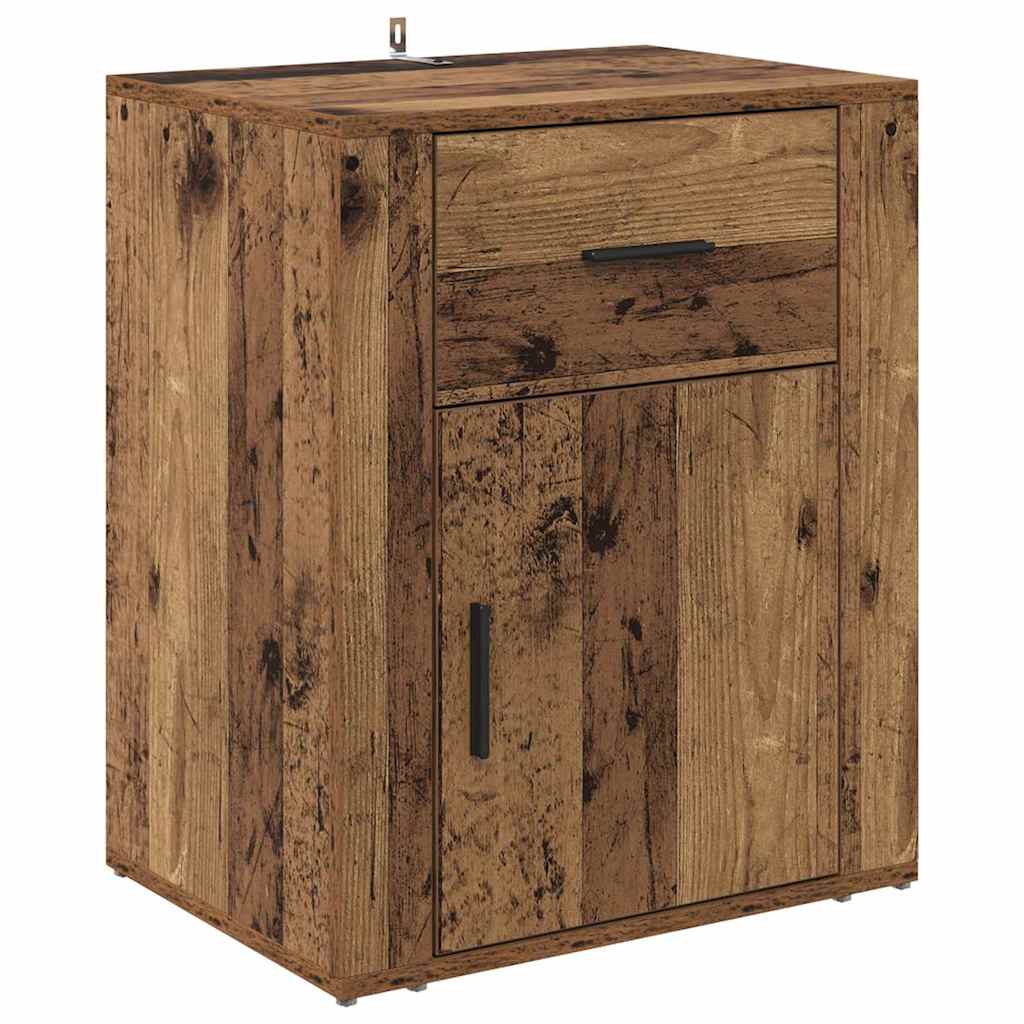 Cabinet de chevet Bois ancien 50 x 36 x 60 cm Bois d'ingénierie - XIOS