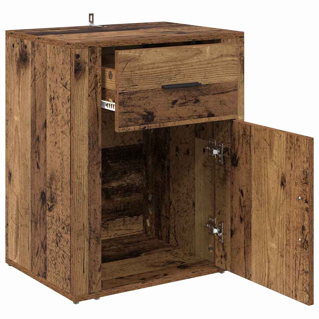 Cabinet de chevet Bois ancien 50 x 36 x 60 cm Bois d'ingénierie - XIOS