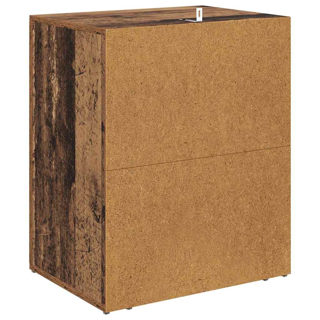 Cabinet de chevet Bois ancien 50 x 36 x 60 cm Bois d'ingénierie - XIOS